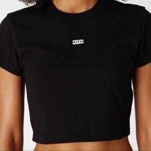 Kith black mini tee